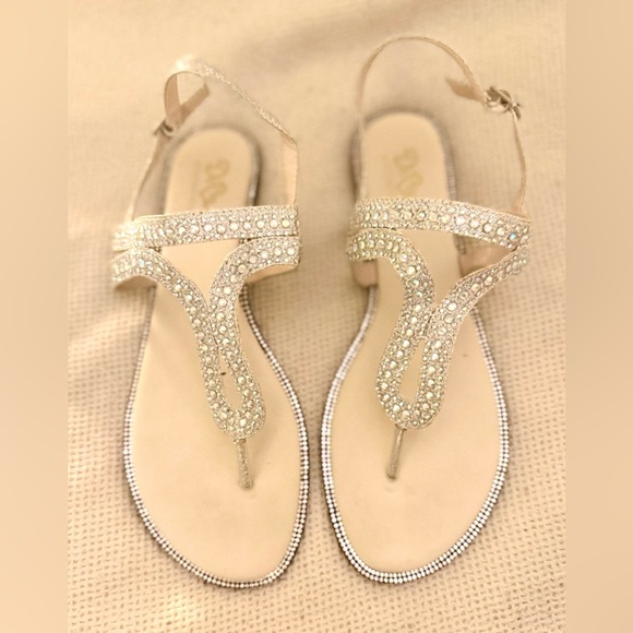 Benjamin Walk Shoes - Benjamin Walk Bridal Silver Sandals